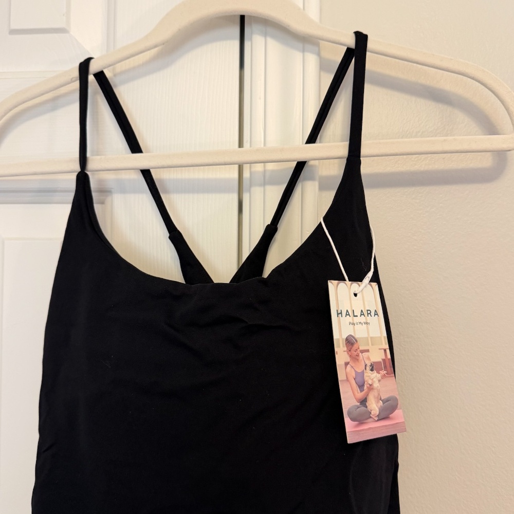 Halara Softlyzero Plush Backless Active Dress-Easy Peezy Edition Black - Picture 6 of 10